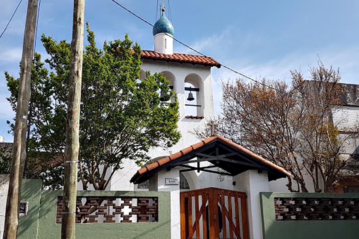 La iglesia San Sergio, de la Iglesia Ortodoxa Rusa en la Argentina, ubicada en Villa Ballester y centro de una polémica