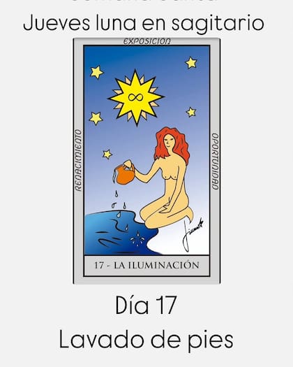 "La iluminación”, la cual se identifica con la exposición, el renacimiento y la oportunidad. (Foto: Instagram/@jimena_la_torre)