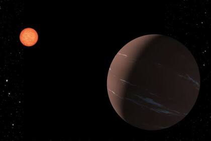 La ilustración muestra una forma en que el planeta TOI-715 b, una súper Tierra en la zona habitable alrededor de su estrella, podría aparecer ante un observador cercano (Foto: POLÍTICA INVESTIGACIÓN Y TECNOLOGÍA NASA/JPL-CALTECH)
