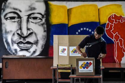 La imagen de Chávez sigue omnipresente