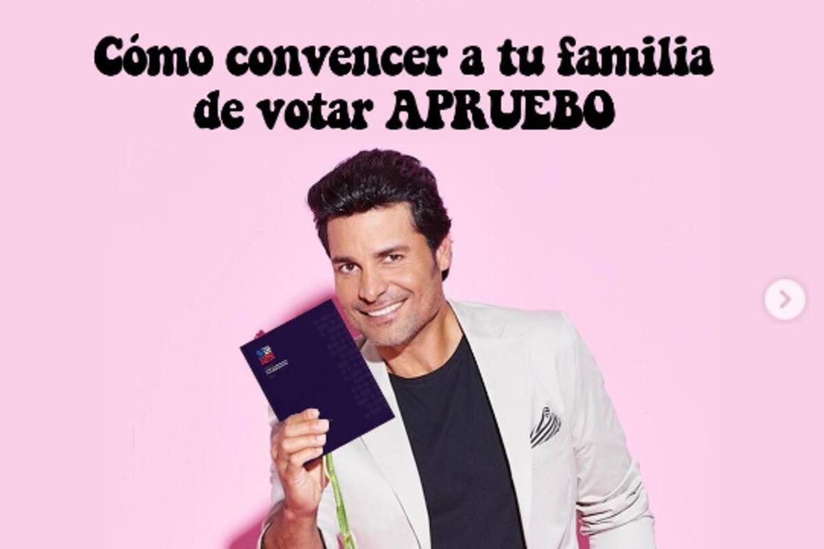 La imagen de Chayanne en la campaña oficialista chilena