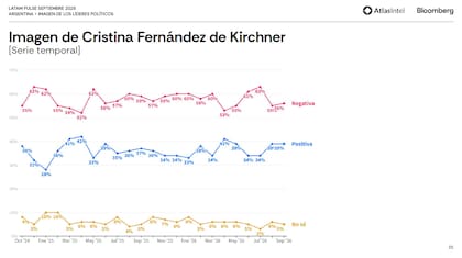 La imagen de Cristina Kirchner