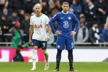 La imagen de Enzo Fernández tras el gol de Oliver Skipp, de Tottenham Hotspur