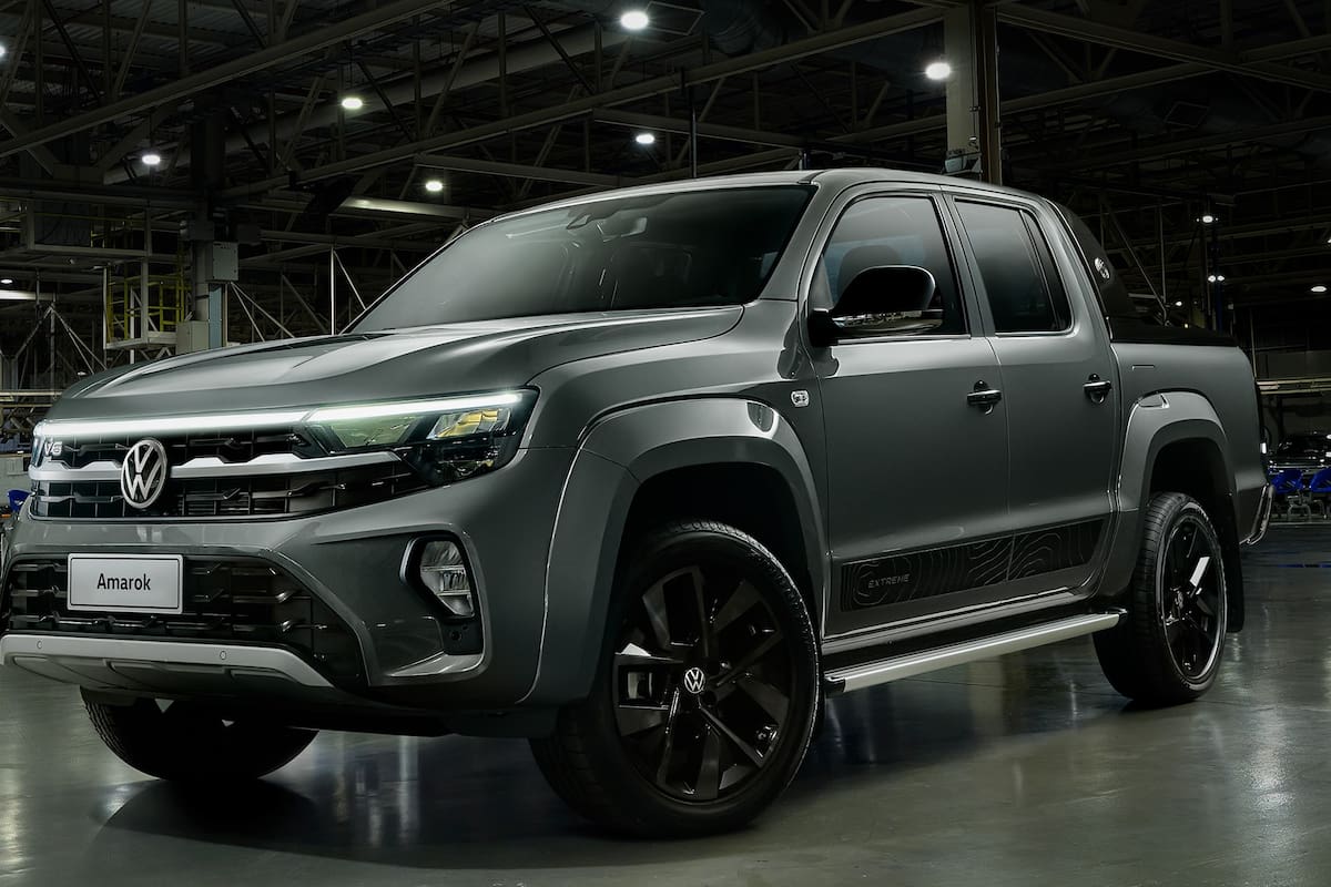 La imagen de la nueva Amarok en su versión tope de gama que difundió Volkswagen a principio de mes
