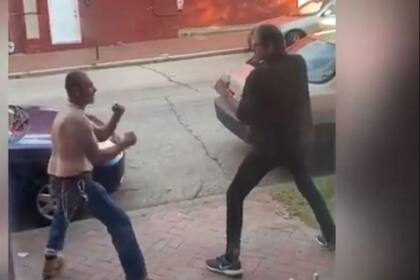 La imagen de la pelea que ivestiga la policía de Virginia, en Estados Unidos