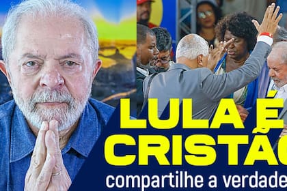 La imagen de Lula que compartió su equipo en las redes sociales
