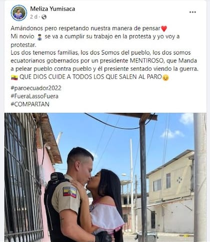 La imagen de Meliza Yumisaca que dio la vuelta al mundo