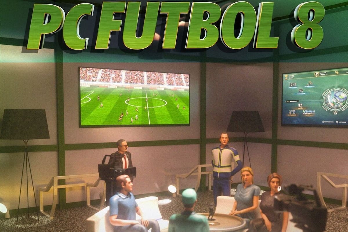 La imagen de portada del PC Fútbol 8