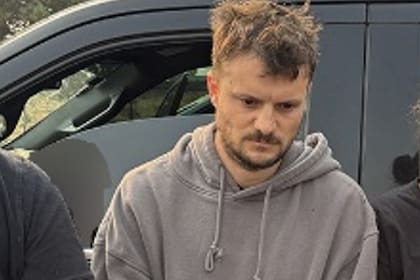 La imagen de Reverter al ser detenido