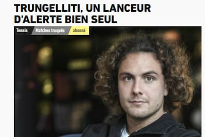 La imagen de Trungelliti, en el diario L´Equipe