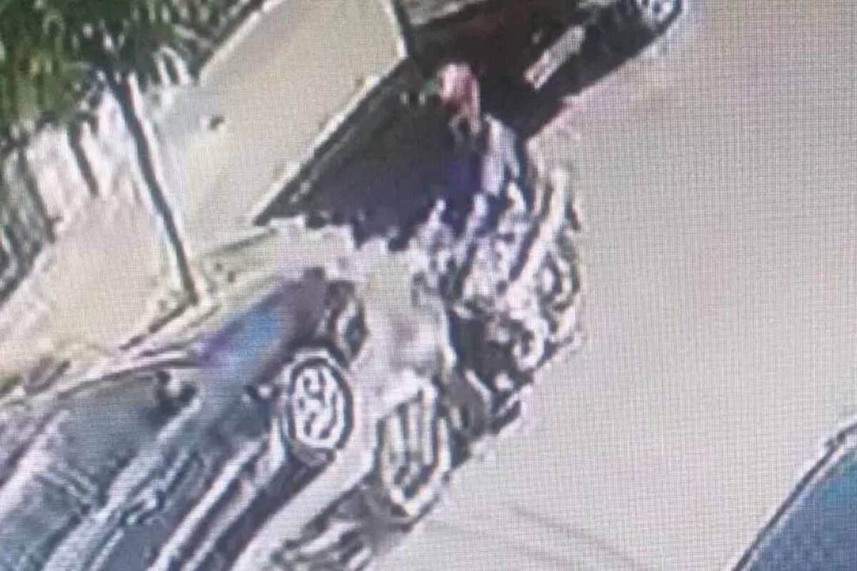 La imagen de una cámara de seguridad que muestra al agresor de una nena de 13 años