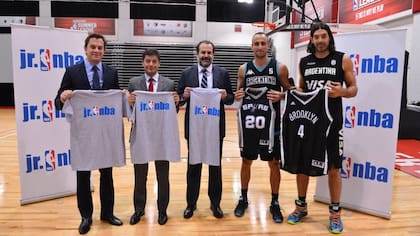 La imagen del acuerdo de la NBA con la CABB