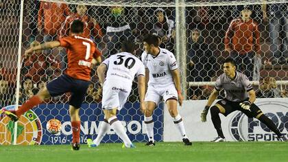 La imagen del gran gol de Benítez