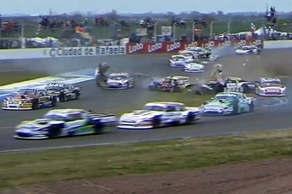 La imagen del impactante choque en el TC