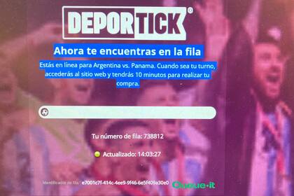 La imagen del portal de Deportick que se utiliza desde que la Argentina es campeona del mundo