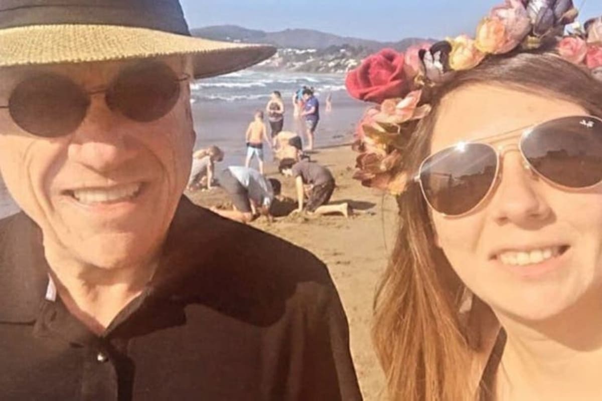 La imagen del presidente en la playa se viralizó a principios de diciembre