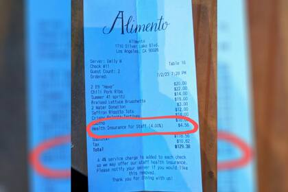La imagen del ticket que se volvió viral en Twitter