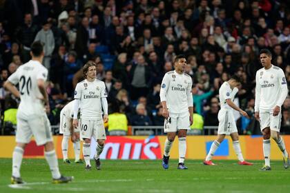 La imagen desoladora de Real Madrid en la eliminación de la Champions League