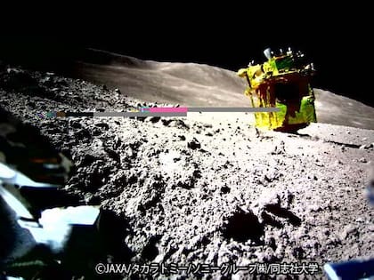 La imagen difundida por JAXA
