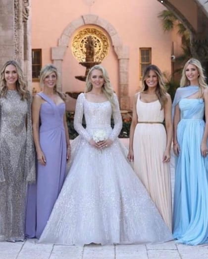 La imagen editada por Ivanka Trump, donde eliminó a la pareja de su hermano Donald Jr., Kimberly Guilfoyle