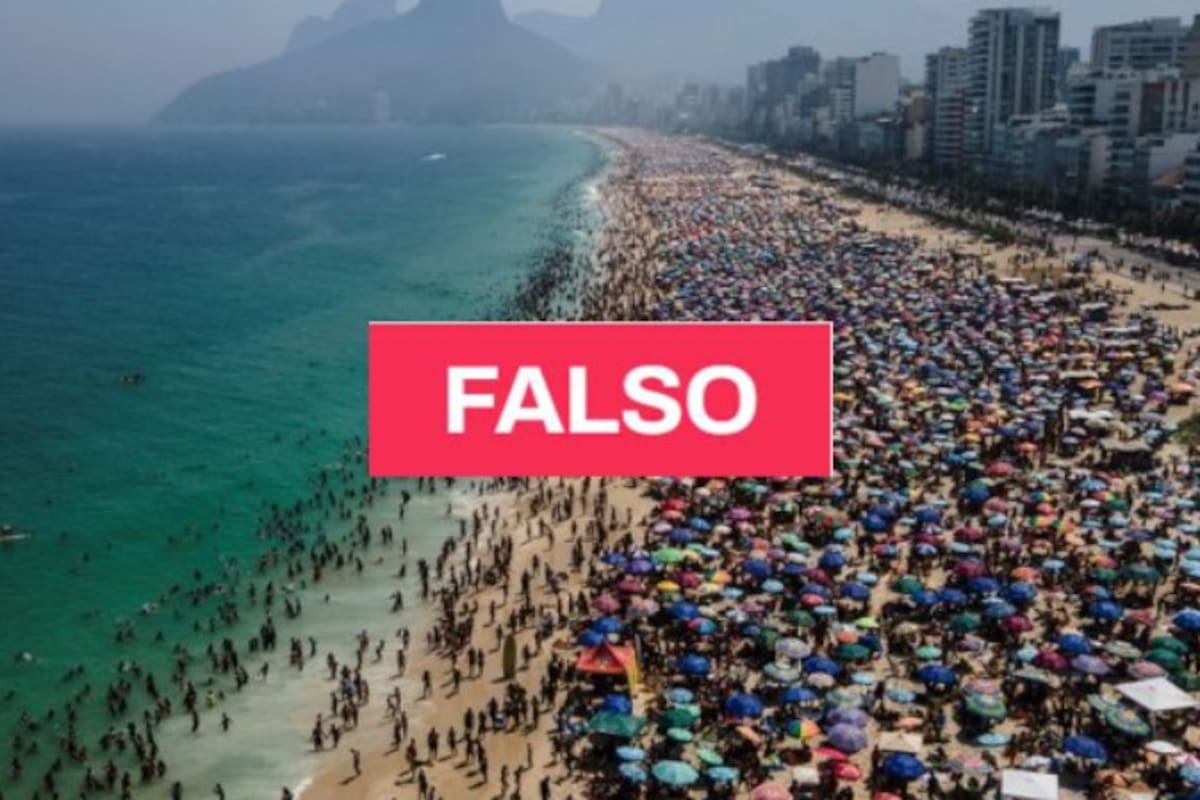La imagen en cuestión resultó ser falsa en este contexto
