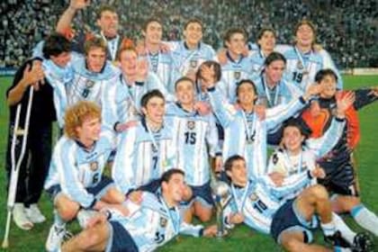 Imagen de archivo del último Mundial Sub 20 jugado en la Argentina en 2001, que valió título