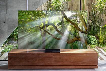 La imagen filtrada del televisor sin marcos que obtuvo el sitio 4kfilme.de