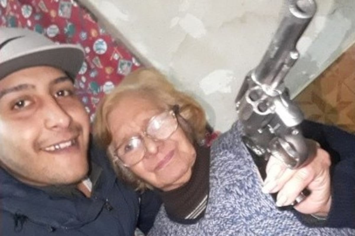 La imagen fue encontrada en el teléfono de Manuel Elías "Carita" Martínez, miembro de la banda narco de barrio Godoy