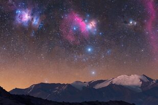 La imagen fue tomada desde el Complejo Astronómico El Leoncito y el fotógrafo Nicolás Tabbush estuvo 9 noches para captar el cielo en contraste con las montañas