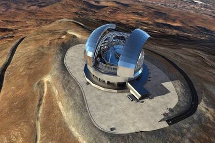 El Very Large Telescope del Observatorio Europeo Austral, ubicado en el desierto de Atacama en el norte de Chile