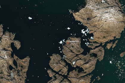 La imagen fue tomada por el Copernicus EU #sentinel-2 a el 9 de julio pasado