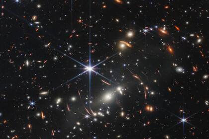 La imagen proporcionada por la NASA  y captado por el Telescopio Espacial James Webb