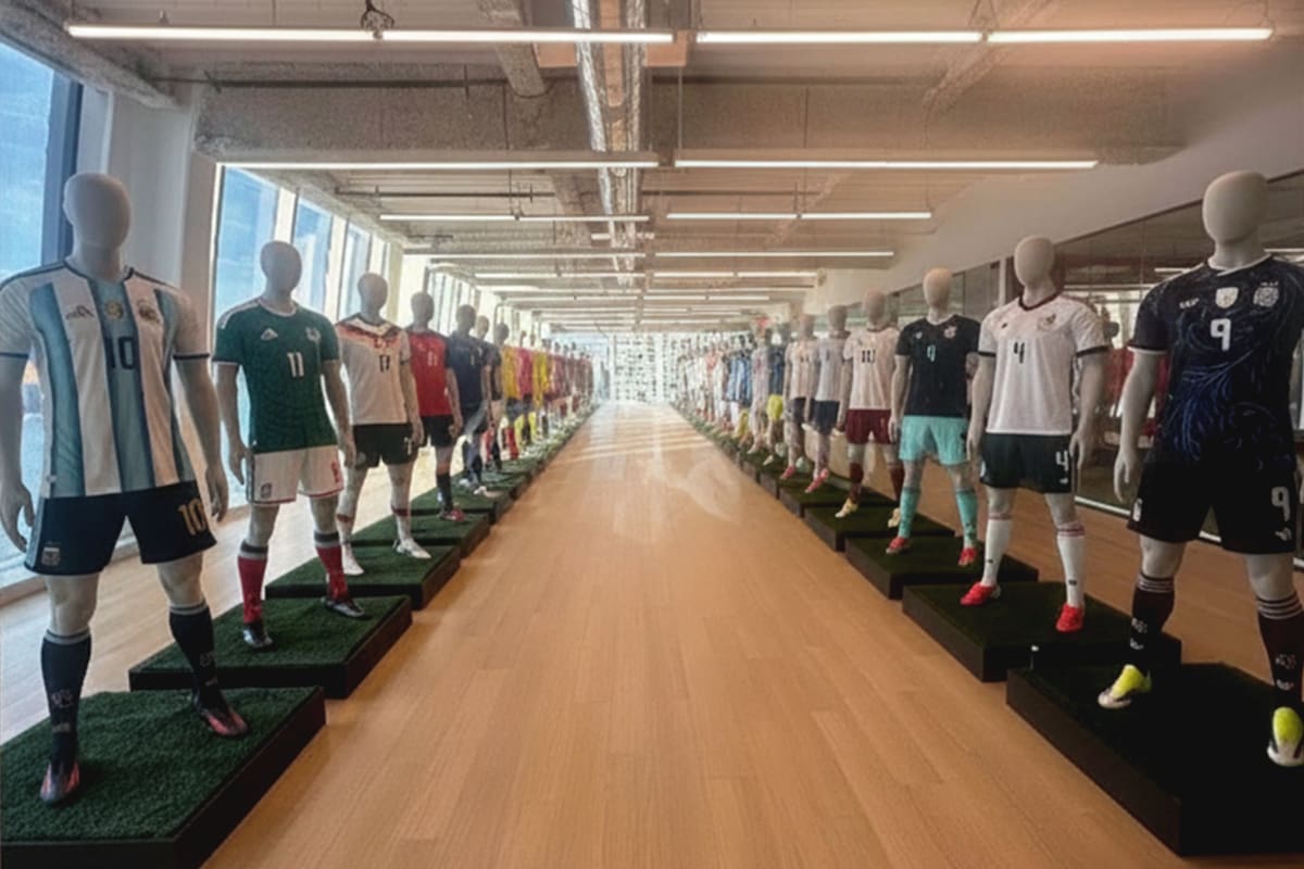 La imagen publicada por Alessandro Del Piero que permite ver los diseños de las camisetas que las selecciones vestidas por Adidas utilizarán en el Mundial de 2026.