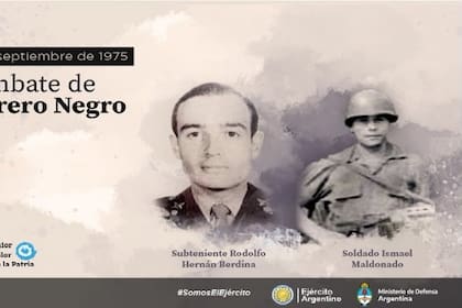 El Ejército eliminó de su cuenta de Twitter el homenaje al subteniente Rodolfo Berdina y al soldado Ismael Maldonado