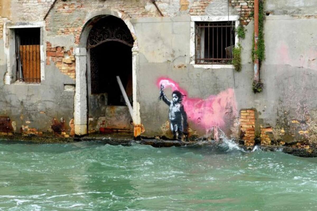 La imagen que apareció en Venecia a mediados de mayo