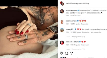 La imagen que compartieron en Instagram
