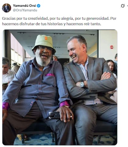 La imagen que compartió Orsi