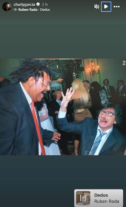 La imagen que compartió Charly García