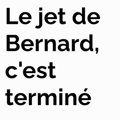La imagen que compartió la cuenta @laviondebernard en su cuenta de Twitter