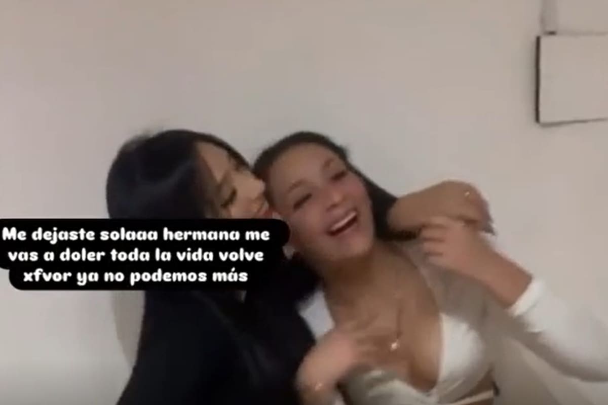 La imagen que compartió la hermana de Lara, la joven asesinada el pasado fin de semana en Florencio Varela
