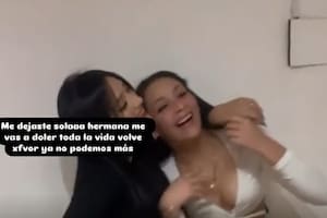 La imagen que compartió la hermana de Lara, la joven asesinada el pasado fin de semana en Florencio Varela
