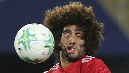 La imagen que dio la vuelta al mundo, con el rostro deformado de Fellaini