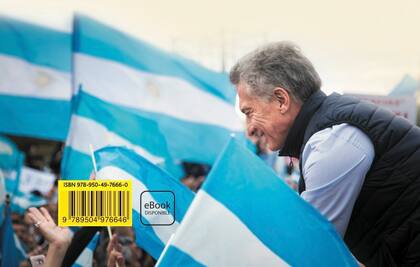 La imagen que ilustra la contratapa del nuevo libro de Mauricio Macri