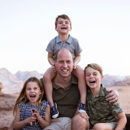 La imagen que los duques de Cambridge publicaron por el día del padre