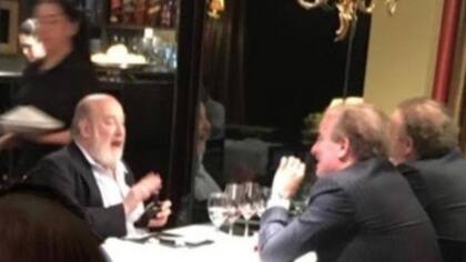 La imagen que muestra cenando al juez Claudio Bonadio con el exCEO de YPF Sebastián Eskenazi