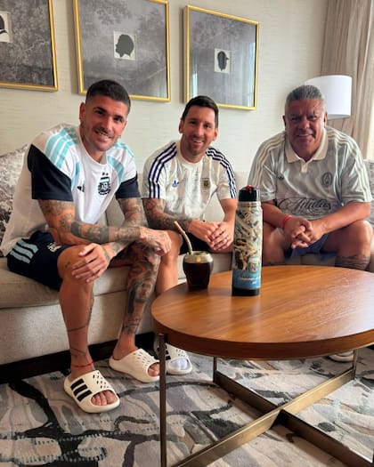 La imagen que publicó Claudio Tapia