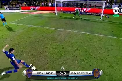 La imagen que se vio el jueves pasado en la definición por penales entre Boca y Rosario Central