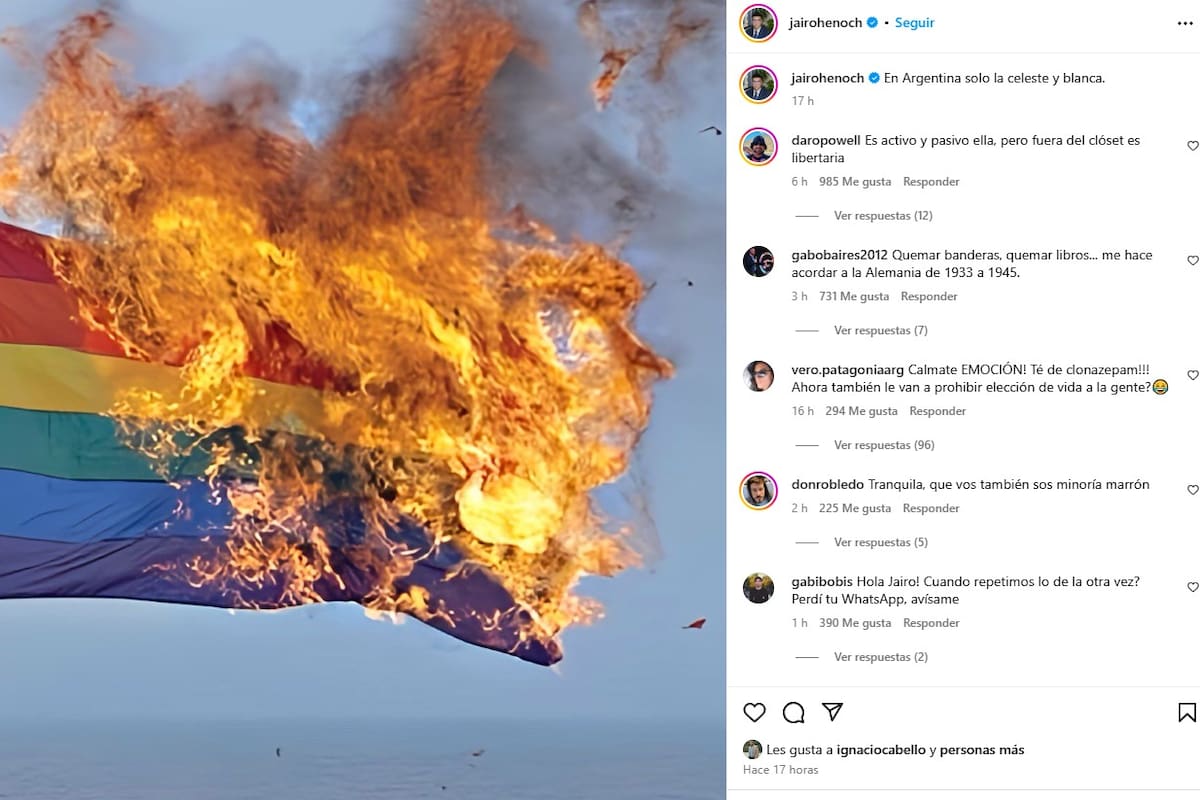 La imagen que subió Henoch en Instagram