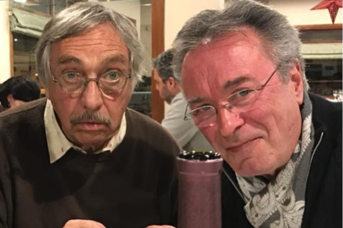 La imagen que usó Oscar Martínez para despedir a su amigo, Luis Brandoni, en su cuenta de Instagram