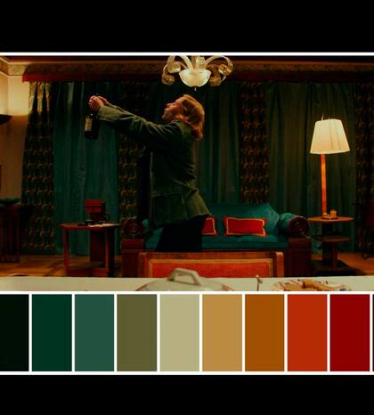 La imagen y su paleta en el análisis de @colorpalette.cinema